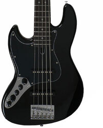Solid body electric bass Marcus miller V3 5ST BK Left Hand - Black