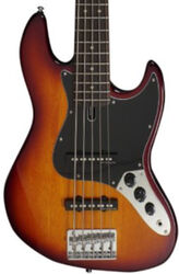 Solid body electric bass Marcus miller V3P 5ST - Tobacco sunburst