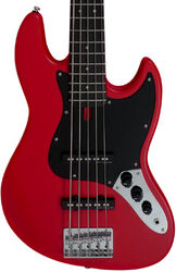 Solid body electric bass Marcus miller V3P 5ST - Red satin