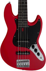 Solid body electric bass Sire Marcus Miller V3P 5ST 5-String - Red satin