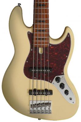 Solid body electric bass Marcus miller V5 Alder 5ST - Vintage white