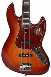 Solid body electric bass Marcus miller V7 Alder 4ST 2nd Gen (No Bag) - Tobacco sunburst