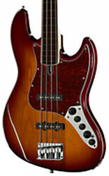 Solid body electric bass Marcus miller V7 Alder 4ST Fretless 2nd Gen (No Bag) - Tobacco sunburst