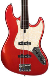 Solid body electric bass Marcus miller V7 Alder 4ST 2nd Gen Fretless (No Bag) - Bright red metallic