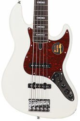 Solid body electric bass Marcus miller V7 Alder 5ST 2nd Gen (No Bag) - Antique white