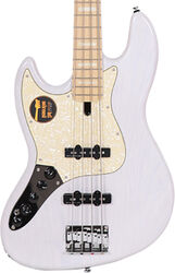 Solid body electric bass Marcus miller V7 Swamp Ash 4ST 2nd Gen Left Hand (No Bag) - White blonde