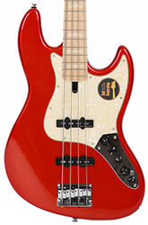 Solid body electric bass Marcus miller V7 Swamp Ash 4ST 2nd Gen (No Bag) - Bright metallic red
