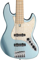 Solid body electric bass Marcus miller V7 Swamp Ash 5ST 2nd Gen (No Bag) - Lake placid blue