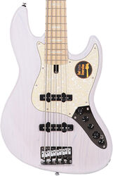 Solid body electric bass Marcus miller V7 Swamp Ash 5ST 2nd Gen (No Bag) - White blonde