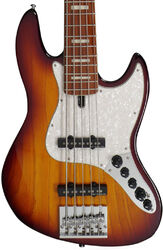 Solid body electric bass Marcus miller V8 5ST - Tobacco sunburst