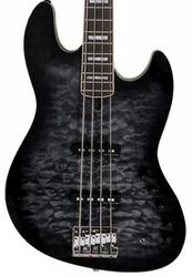 Solid body electric bass Marcus miller V9 Swamp Ash 4ST 2nd Gen (No Bag) - Transparent black