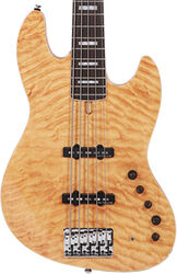 Solid body electric bass Sire Marcus Miller V9 Swamp Ash 5ST 5-String (2nd Gen) - Natural