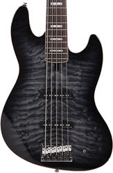 Solid body electric bass Marcus miller V9 Swamp Ash 5ST 2nd Gen (No Bag) - Transparent black