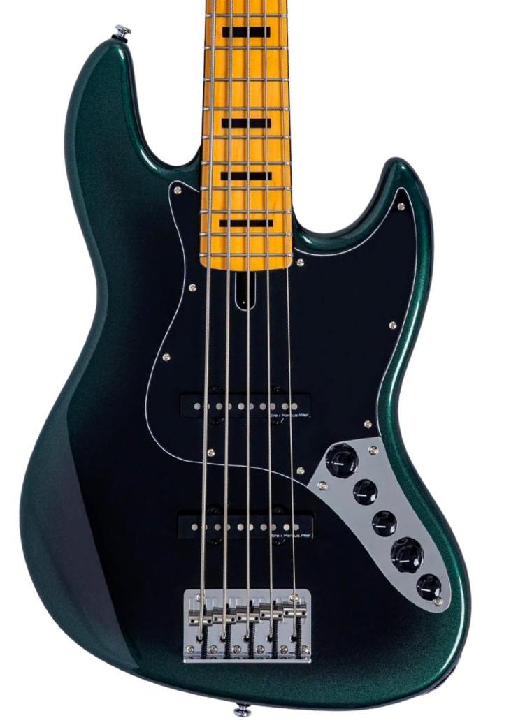 Solid body electric bass Marcus miller Marcus Miller V7 Alder 2nd Generation 5ST (5-String) - Dark Forest