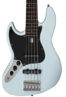 Solid body electric bass Marcus miller V3P 5ST LH - sonic blue