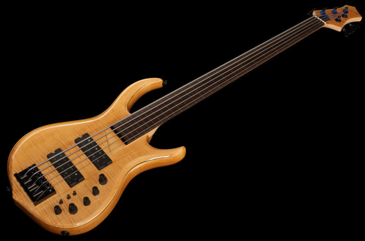 Marcus Miller M7 Swamp Ash 5st Fretless 2nd Generation Eb Sans Housse - Natural - Solid body electric bass - Variation 1