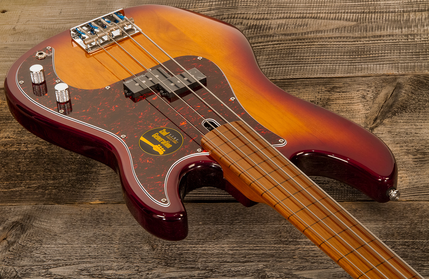 Marcus Miller P5 Alder 4st Fretless Mn - Tobacco Sunburst - Solid body electric bass - Variation 1