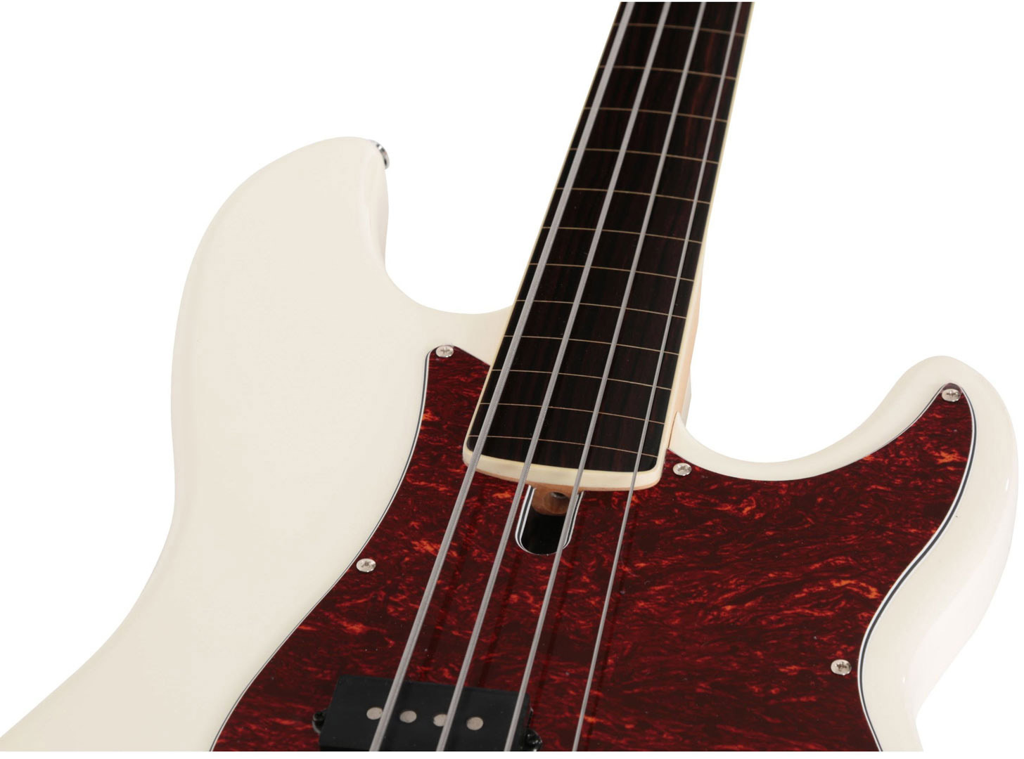 Marcus Miller P7 Alder 4st Fretless 2nd Generation Active Eb - Antique White - Solid body electric bass - Variation 3