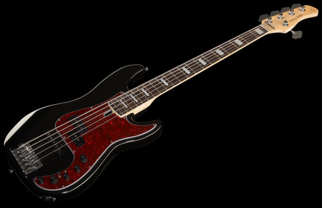 Marcus Miller P7 Alder 5st 2nd Generation 5c Active Eb Sans Housse - Black - Solid body electric bass - Variation 1