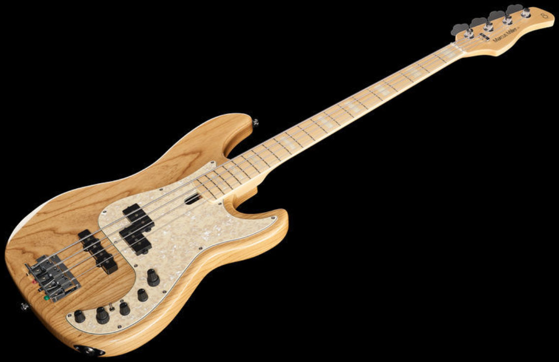 Marcus Miller P7 Ash 4-string Mn Sans Housse - Natural - Solid body electric bass - Variation 1