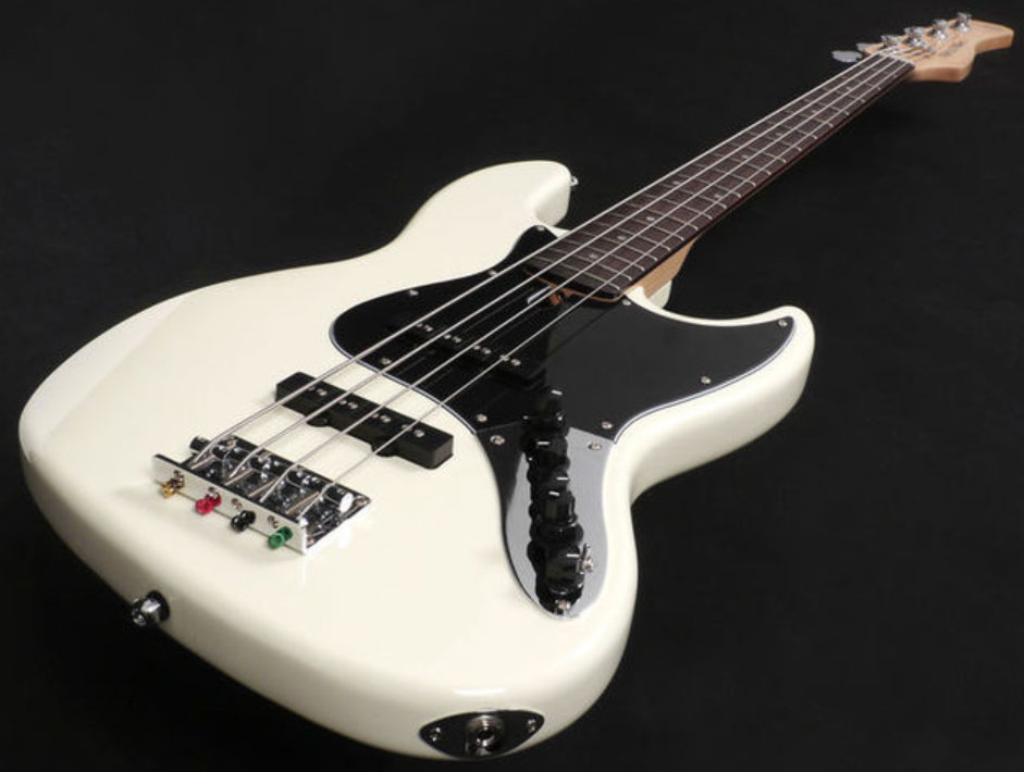 Marcus Miller V3 4st Awh Gaucher Lh Active Rw - Antique White - Solid body electric bass - Variation 2