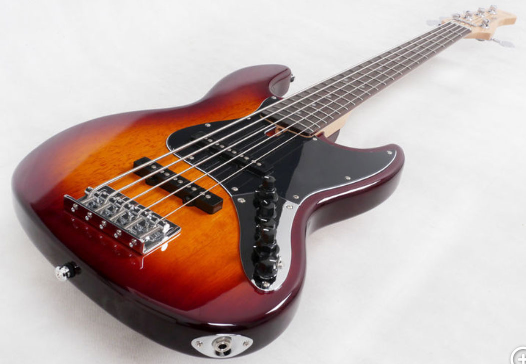 Marcus Miller V3 5st Ts Active Rw - Tobacco Sunburst - Solid body electric bass - Variation 2