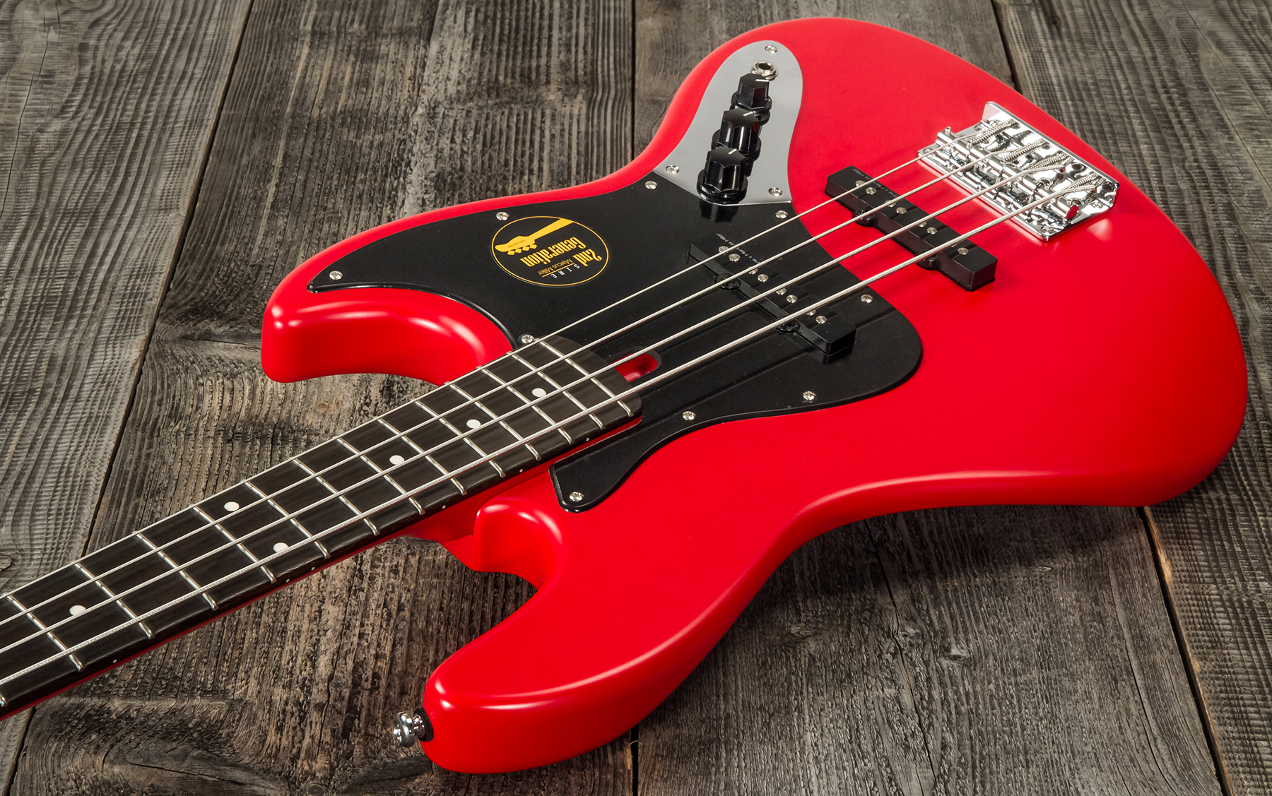 Marcus Miller V3p 4st Rw - Red Satin - Solid body electric bass - Variation 1