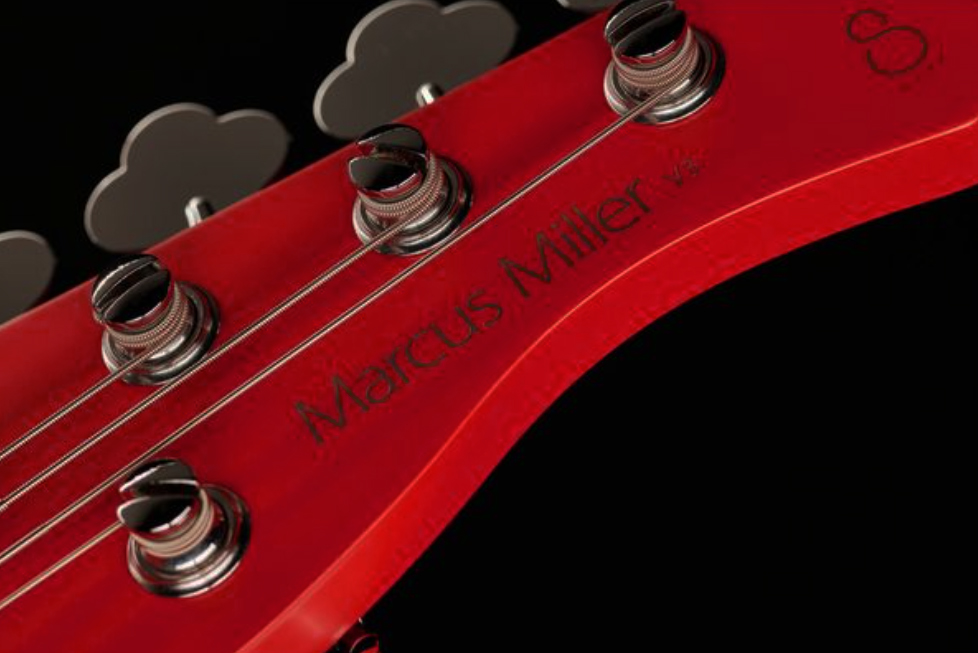 Marcus Miller V3p 5st 5c Rw - Red Satin - Solid body electric bass - Variation 3