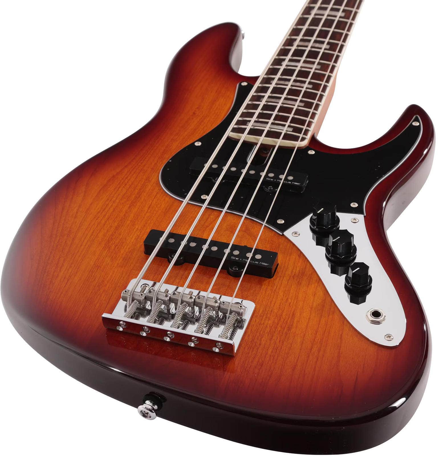 Marcus Miller V5 24 Fret 5st 5c Rw - Tobacco Sunburst - Solid body electric bass - Variation 2