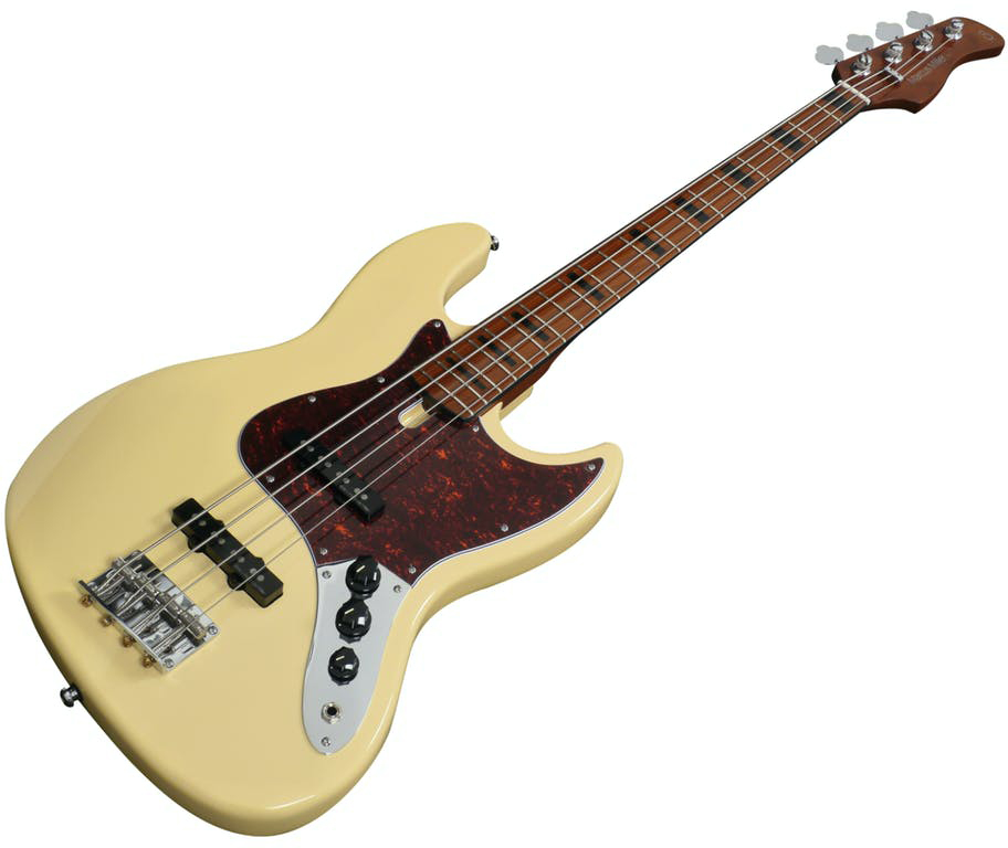 Marcus Miller V5 Alder 4st Mn - Vintage White - Solid body electric bass - Variation 2