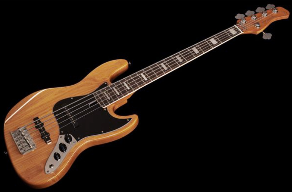 Marcus Miller V5r 5st 5c Rw - Natural - Solid body electric bass - Variation 1