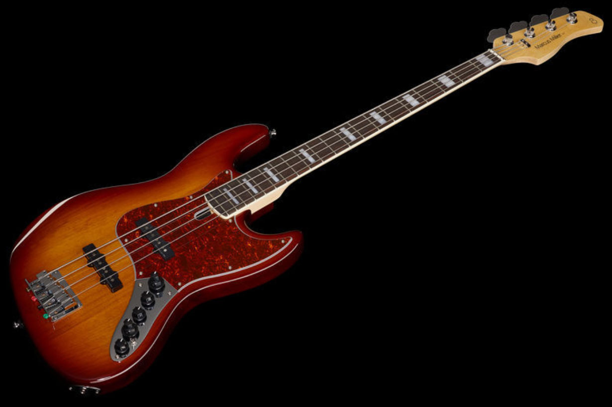 Marcus Miller V7 Alder 4st 2nd Generation 4-cordes Eb Sans Housse - Tobacco Sunburst - Solid body electric bass - Variation 1