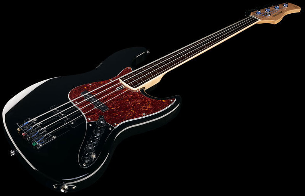 Marcus Miller V7 Alder 4st 2nd Generation Fretless Eb Sans Housse - Black - Solid body electric bass - Variation 1