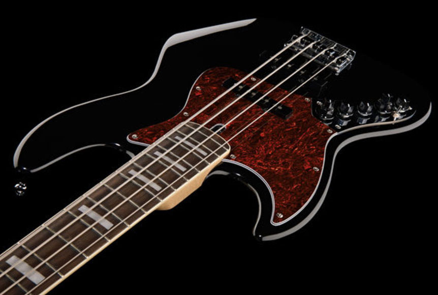 Marcus Miller V7 Alder 4st Lh Gaucher 2nd Generation Eb Sans Housse - Black - Solid body electric bass - Variation 2