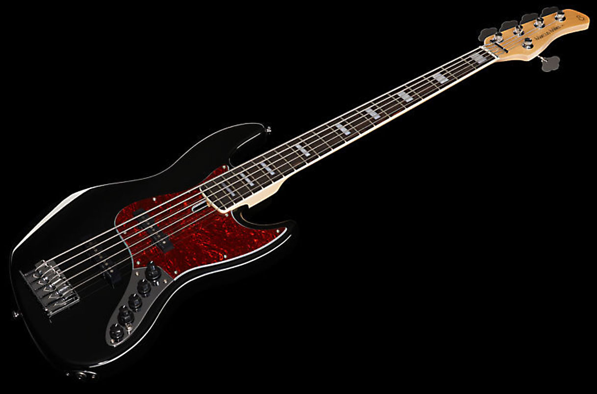 Marcus Miller V7 Alder 5st 2nd Generation 5-cordes Eb Sans Housse - Black - Solid body electric bass - Variation 1