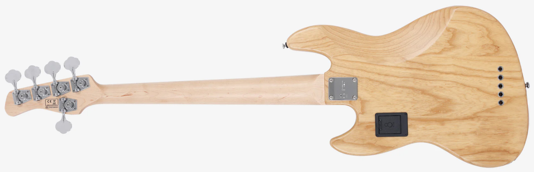Marcus Miller V7 Ash Reissue 5st 5c Active Mn - Natural Satin - Solid body electric bass - Variation 1