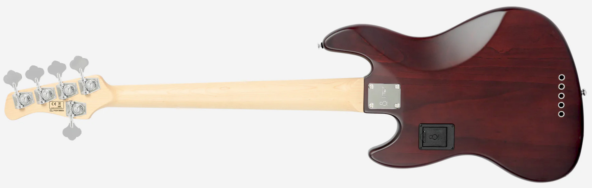 Marcus Miller V7 Ash Reissue 5st 5c Mn Sans Housse - Tobacco Sunburst Satin - Solid body electric bass - Variation 1