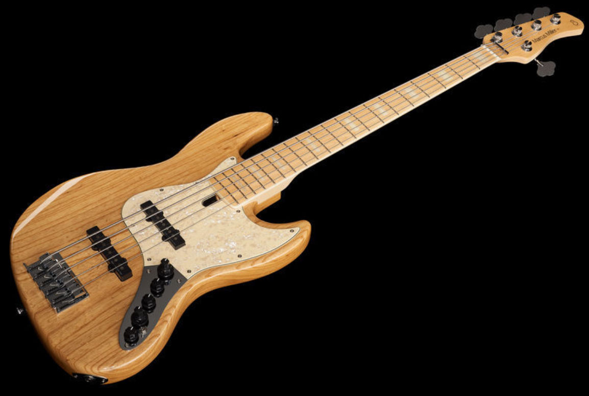 Marcus Miller V7 Swamp Ash 5st 2nd Generation 5-cordes Mn Sans Housse - Natural - Solid body electric bass - Variation 2