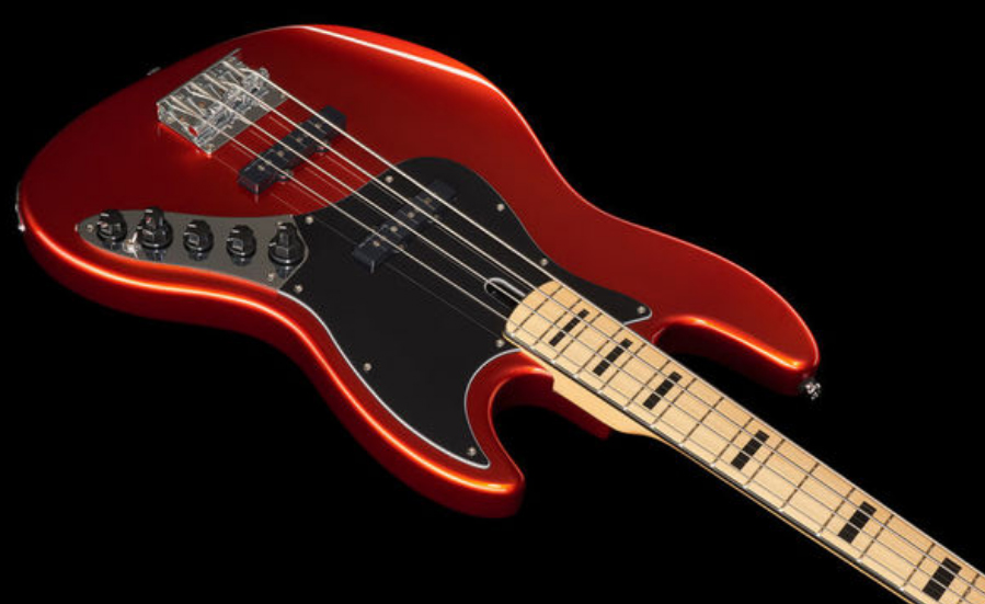 Marcus Miller V7 Vintage Alder 4st 2nd Generation 4-cordes Active Mn Sans Housse - Bright Metallic Red - Solid body electric bass - Variation 2