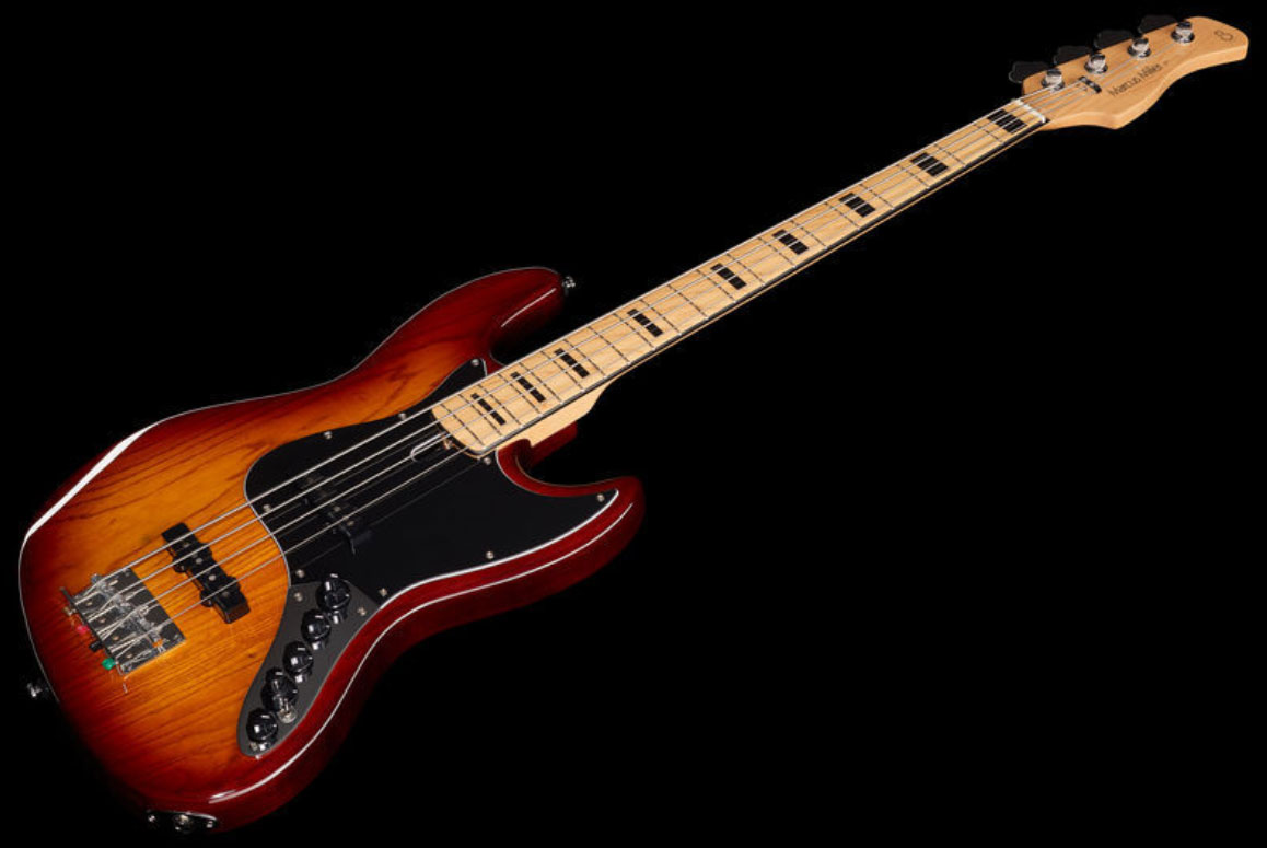 Marcus Miller V7 Vintage Ash 4-string 2nd Generation Mn Sans Housse - Tobacco Sunburst - Solid body electric bass - Variation 1