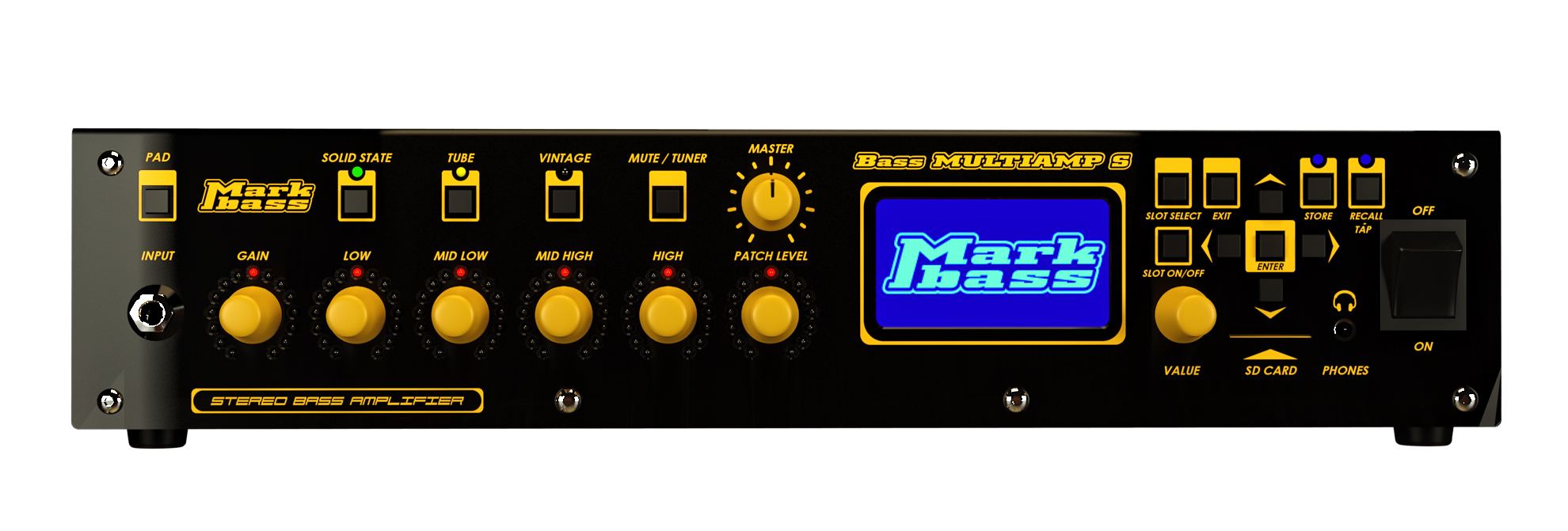 Markbass Bass Multiamp S 2015 Stereo Bass Amplifier 2x500w 4ohms - Bass amp head - Variation 1