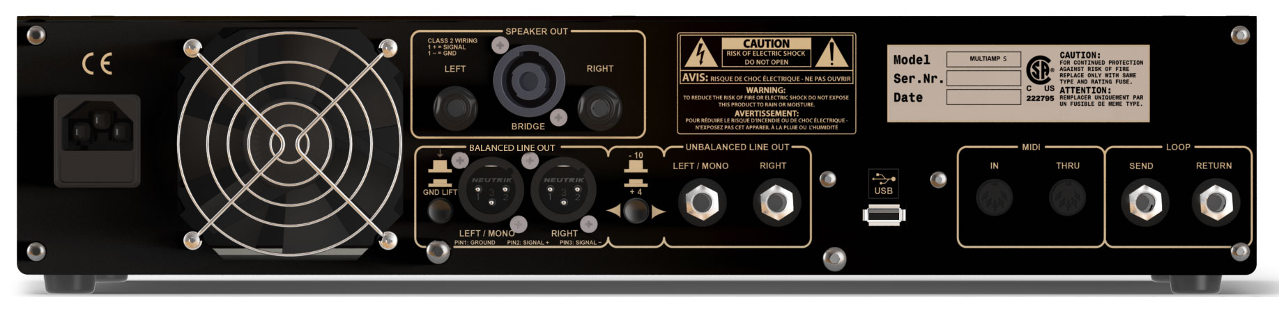 Markbass Bass Multiamp S 2015 Stereo Bass Amplifier 2x500w 4ohms - Bass amp head - Variation 2