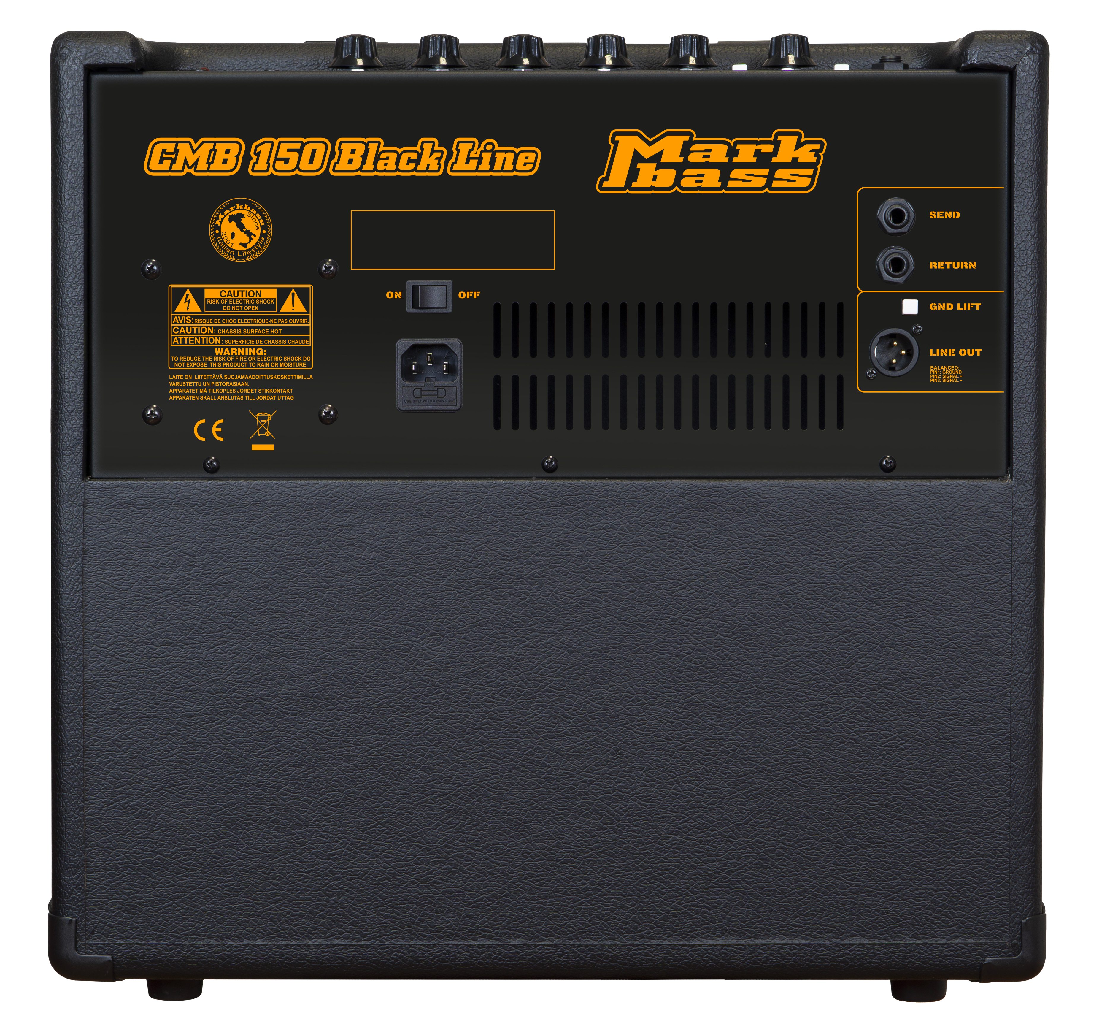 Markbass Cmb 121 Black Line Combo 150w 1x12 - Bass combo amp - Variation 2