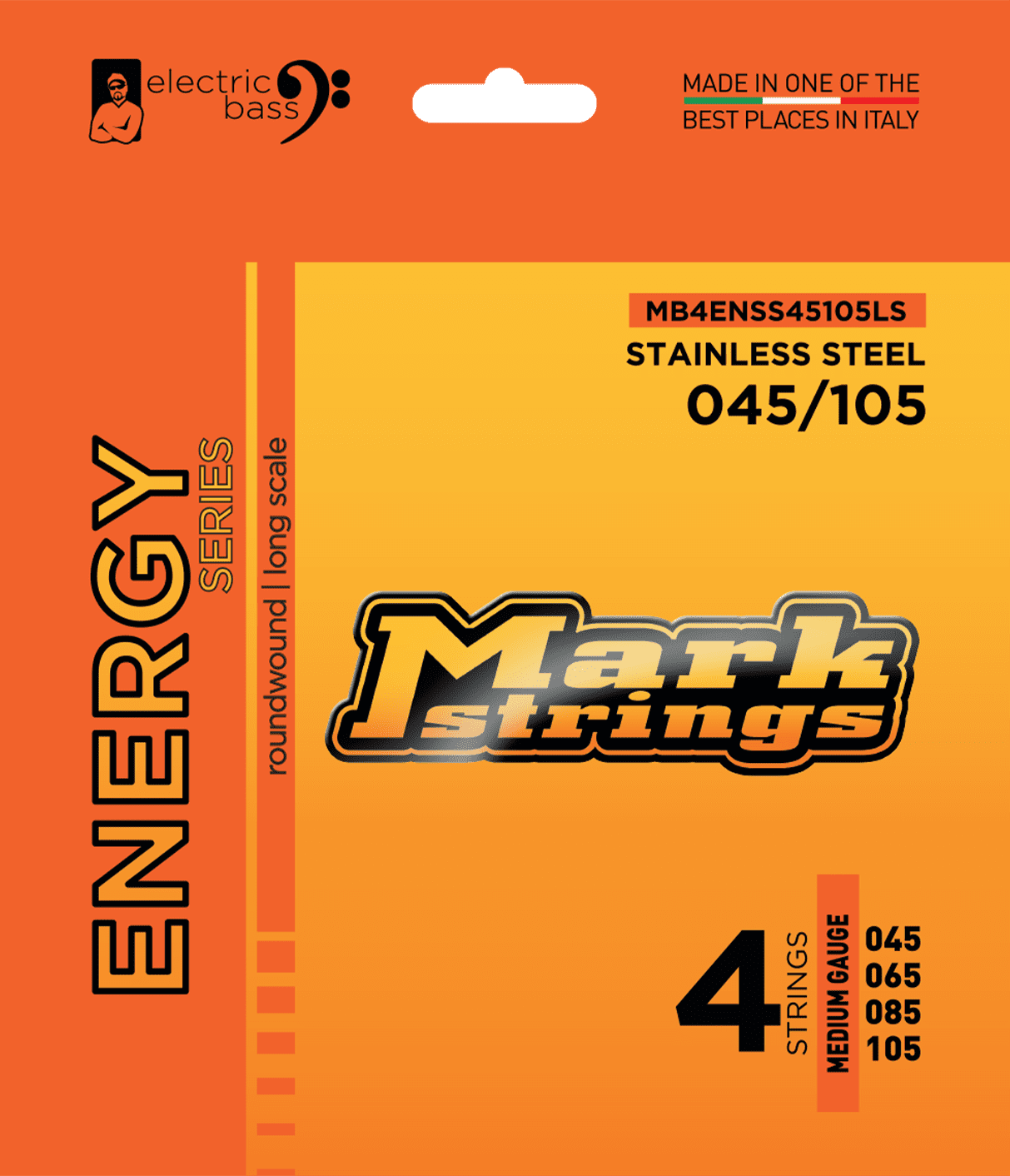 Markbass ENERGY SERIES 045 105 set of 4 strings Electric bass strings