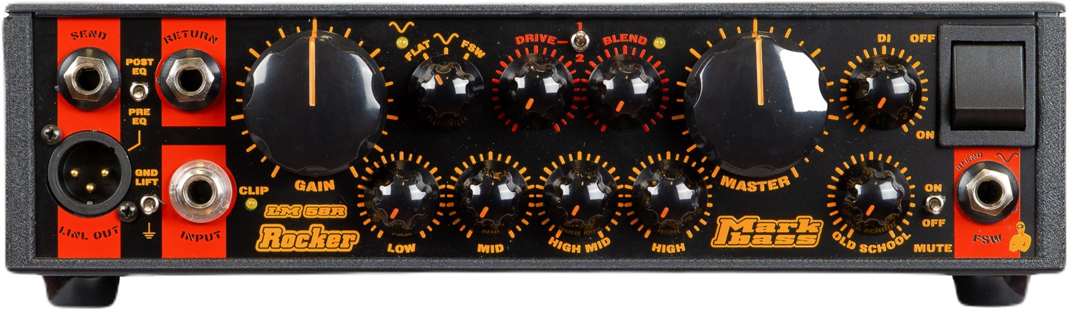 Markbass Little Mark Rocker 58r 500w - Bass amp head - Main picture