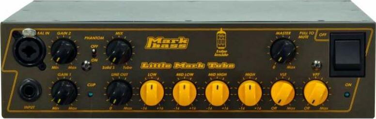 Markbass Little Mark Tube 500 500w Black - Bass amp head - Main picture