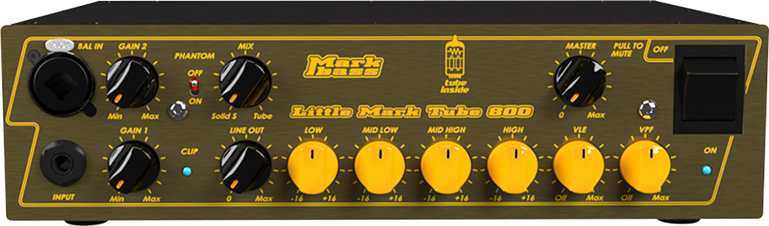Markbass Little Mark Tube 800 Head - Bass amp head - Main picture