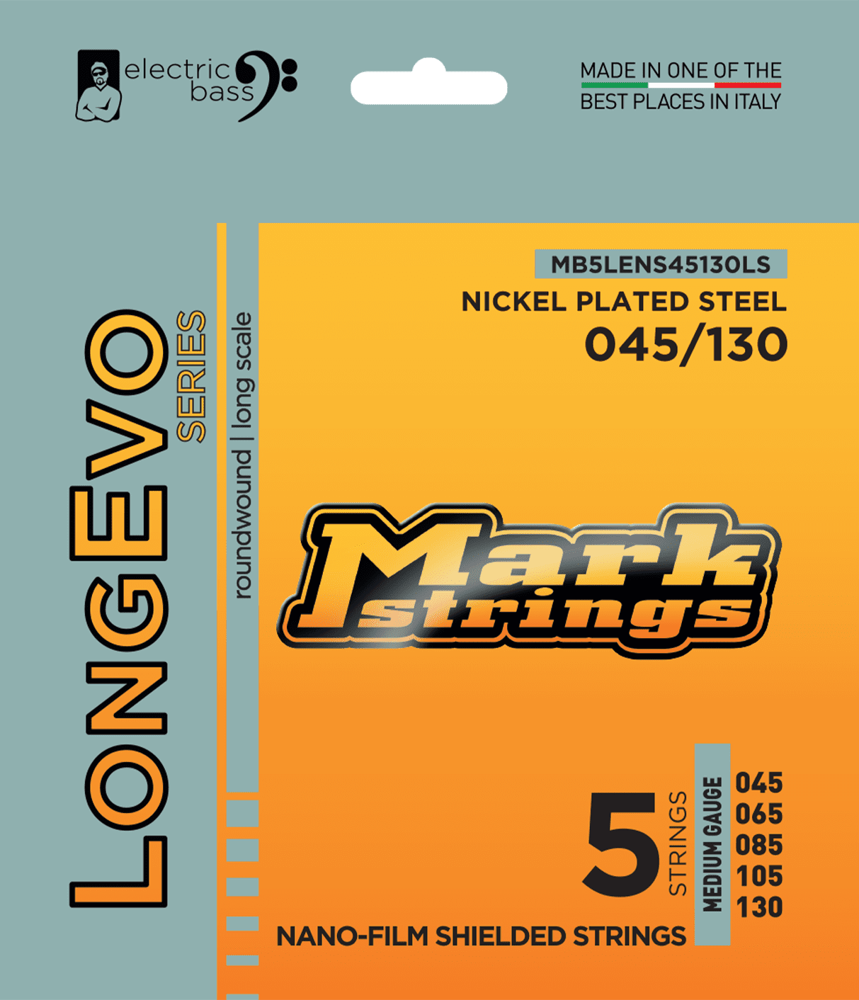 Markbass Longevo Series 045-130 Nickel Plated Steel - Electric bass strings - Main picture