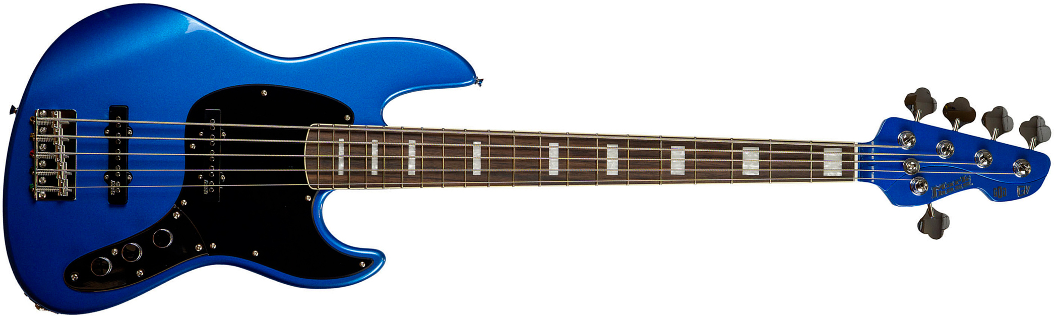 Markbass Mb Gv 5c Cr Rw Fc Passive Gloxy Gog Rw - Blue Sky - Solid body electric bass - Main picture