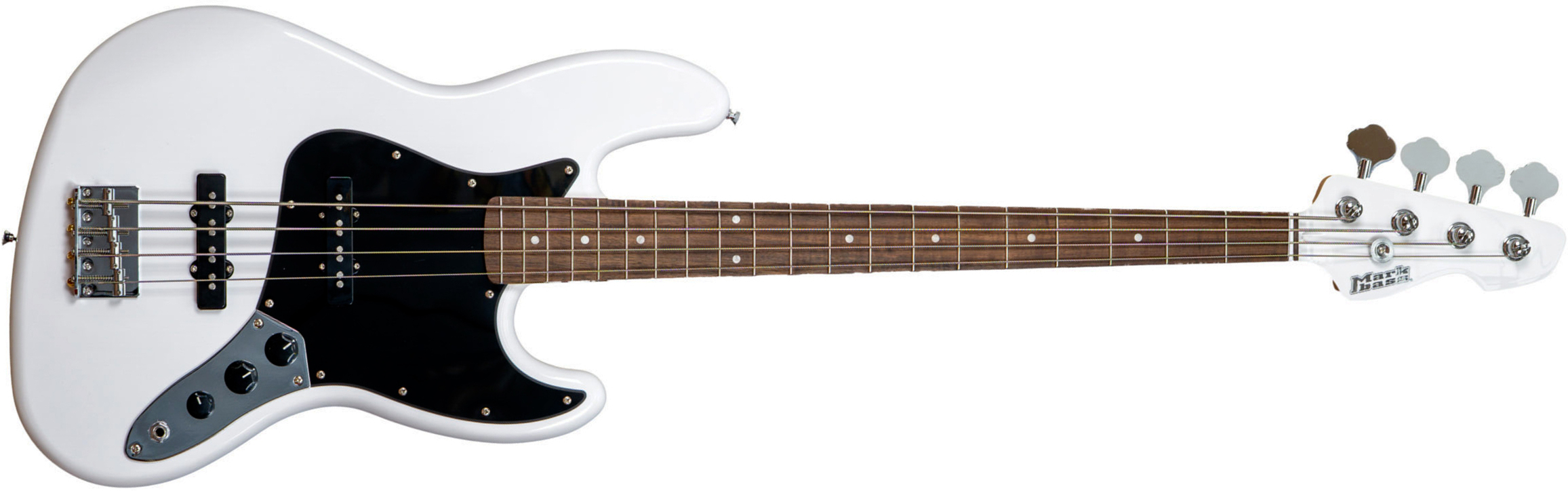Markbass Mb Jb Lau - White - Solid body electric bass - Main picture